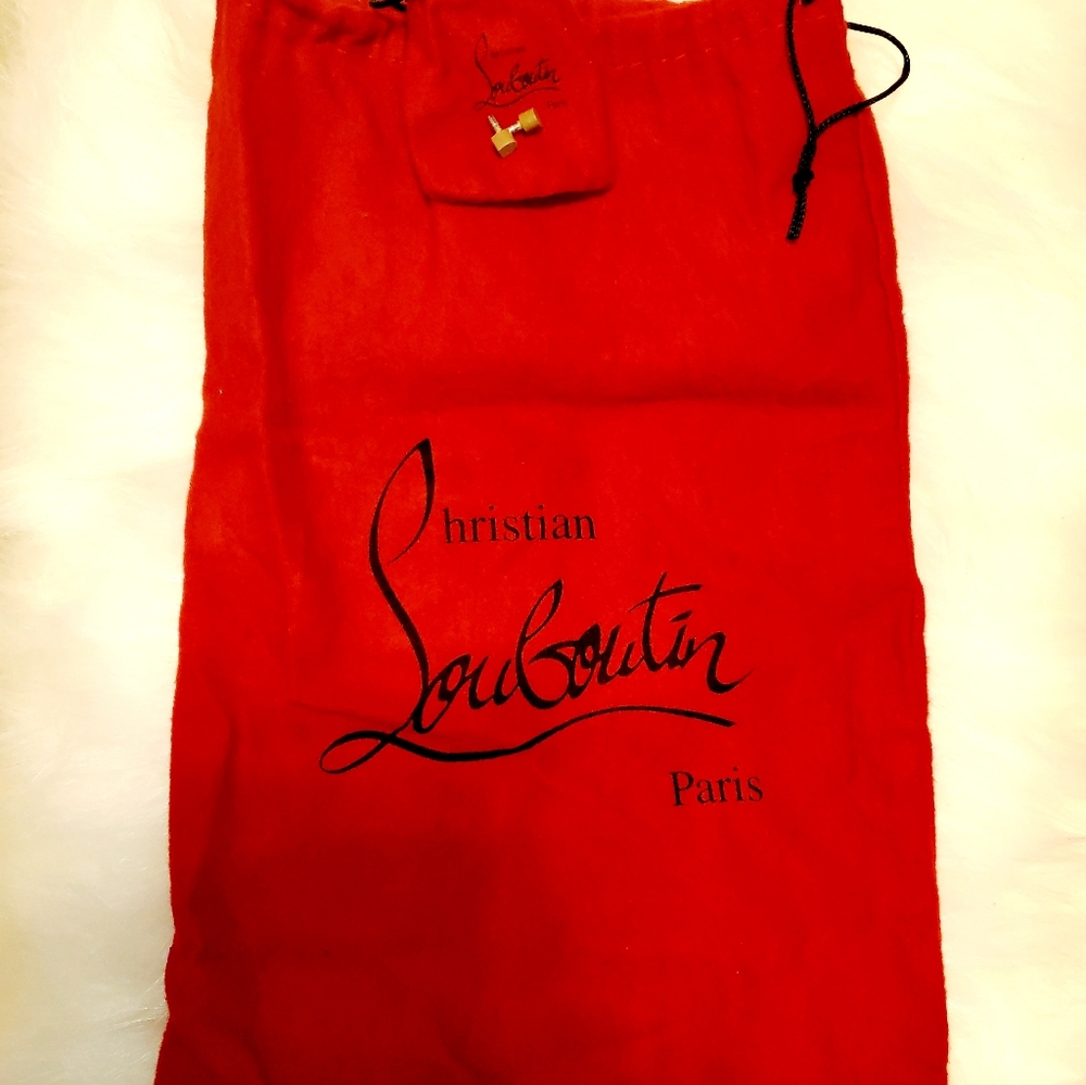Authentic Christian Louboutin "Red Bottom" Beige - Picture 2 of 6